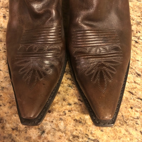 Justin mid calf cowgirl boots size 10 - Picture 4 of 7
